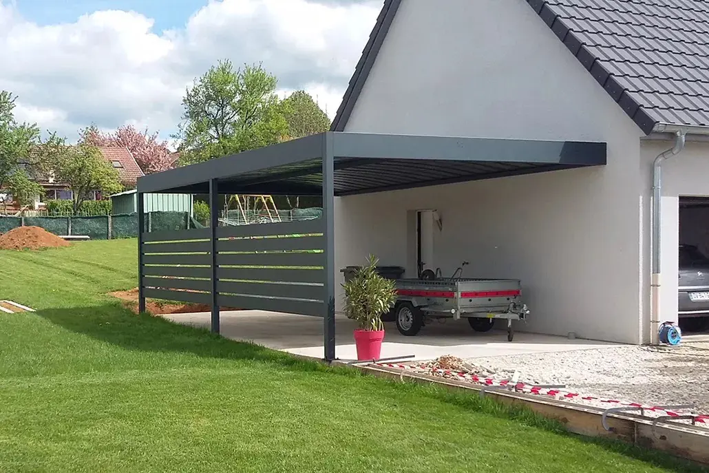 Un carport installé par Moyse 3D