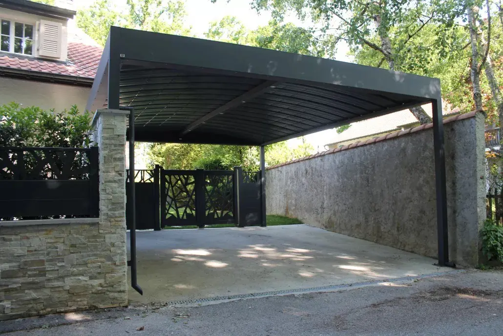 Un carport installé par Moyse 3D