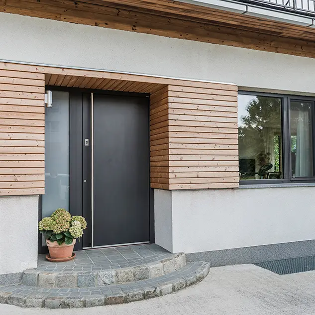 Une porte d'entrée Internorm