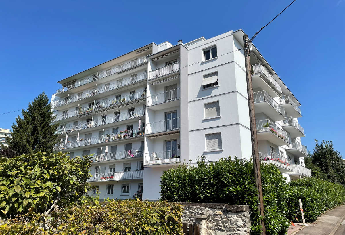 Isolation thermique par l'extérieur et ravalement de façade d'un immeuble par Moyse 3D